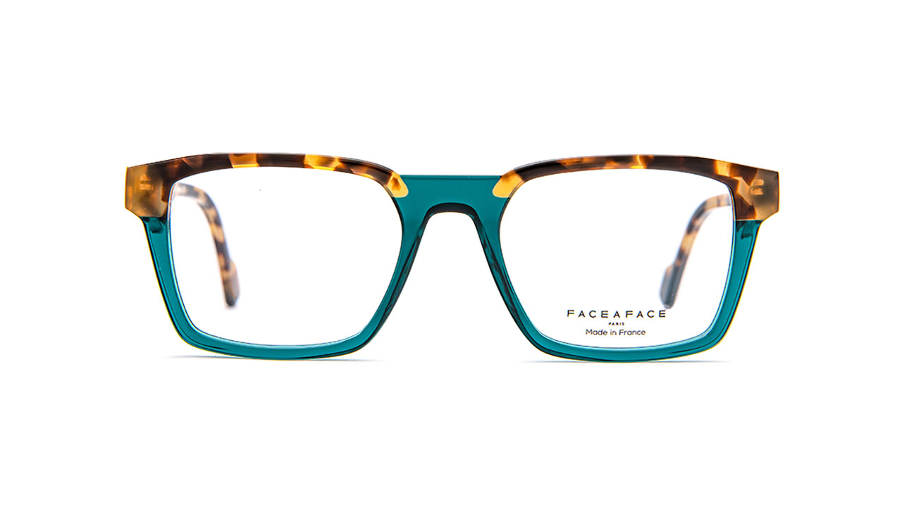 Paire de lunettes de vue Face-a-face Keith 1 couleur turquoise - Doyle