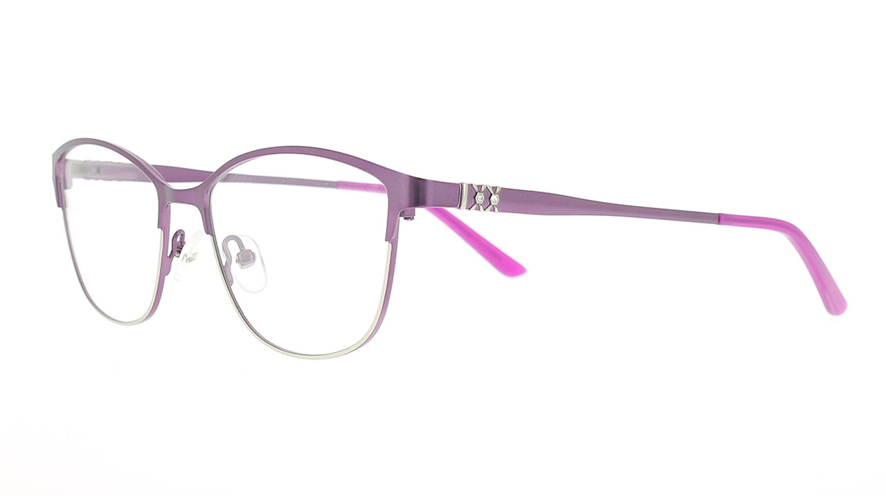 Paire de lunettes de vue Chouchous 4215 couleur mauve - Côté à angle - Doyle