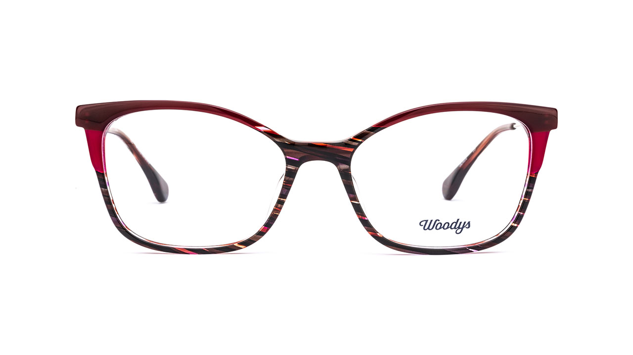 Paire de lunettes de vue Woodys Guava couleur rouge - Doyle