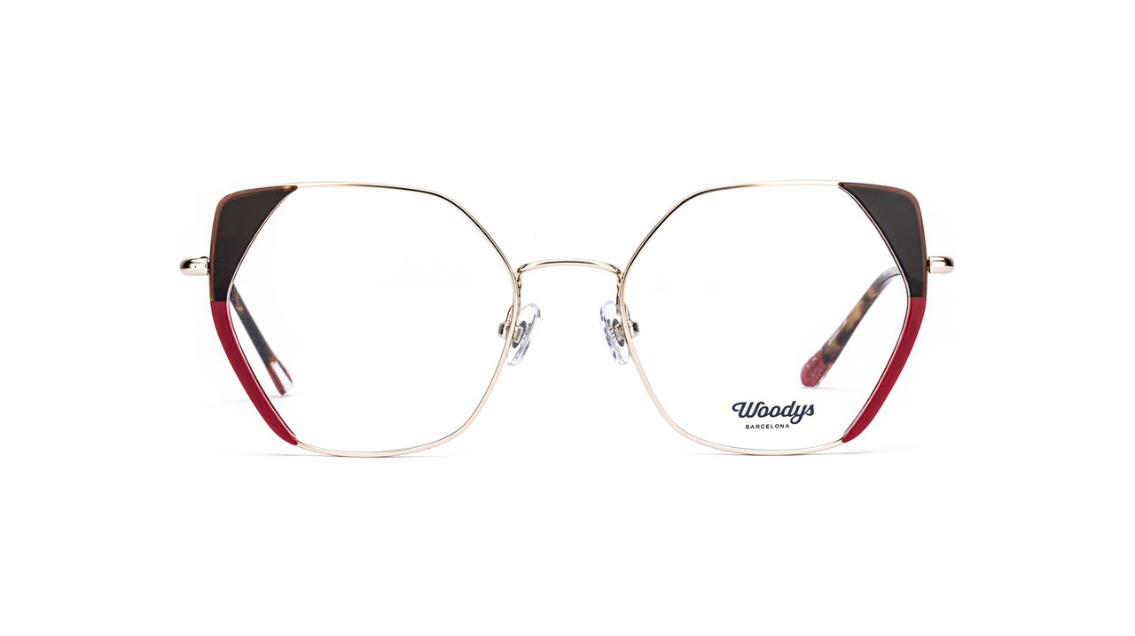 Paire de lunettes de vue Woodys Zebra couleur rouge - Doyle