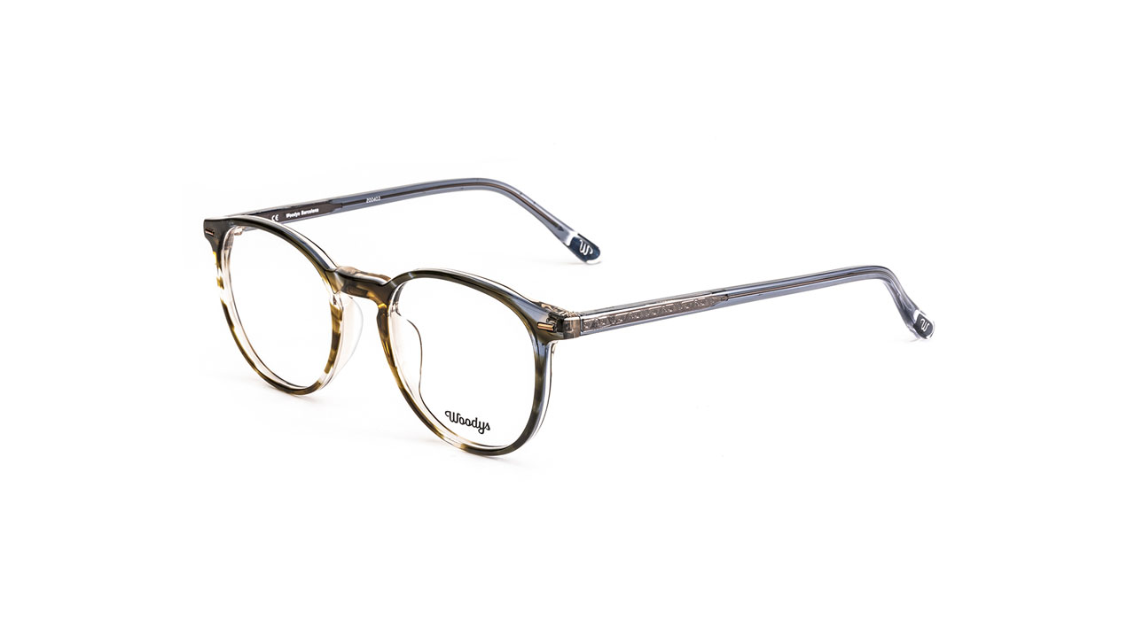 Paire de lunettes de vue Woodys Marx couleur brun - Côté à angle - Doyle
