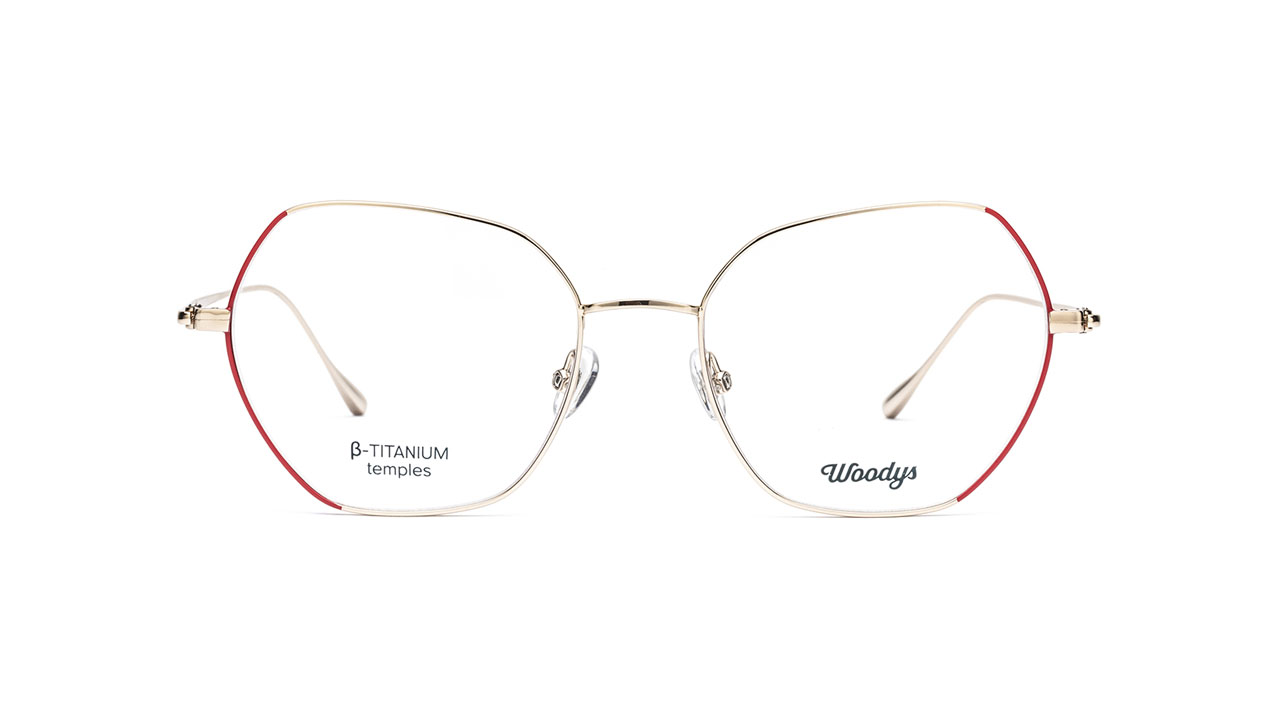 Paire de lunettes de vue Woodys Aye couleur rouge - Doyle