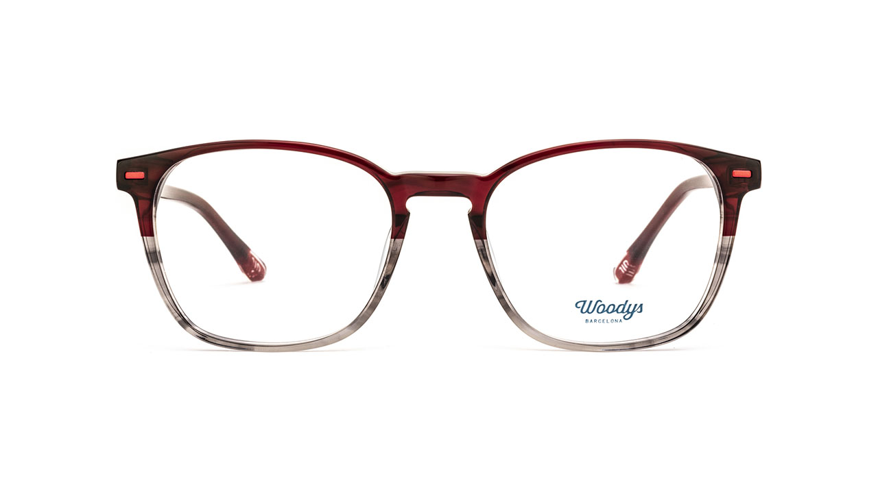 Paire de lunettes de vue Woodys Rene couleur rouge - Doyle