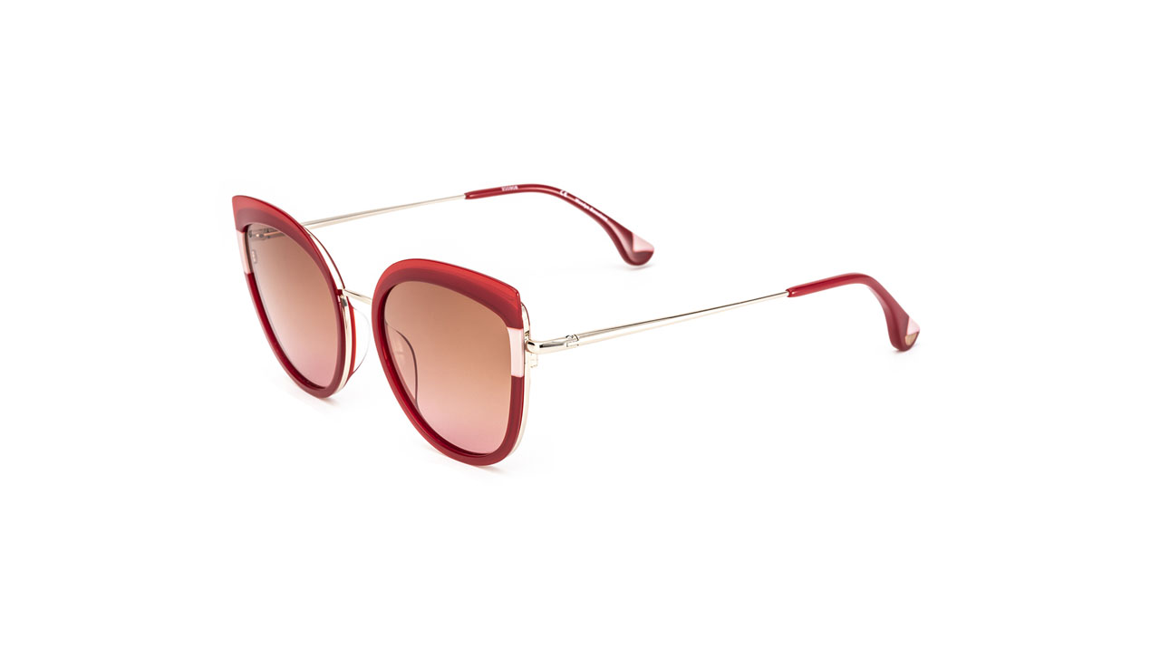 Paire de lunettes de soleil Woodys Gabrielle /s couleur rouge - Côté à angle - Doyle