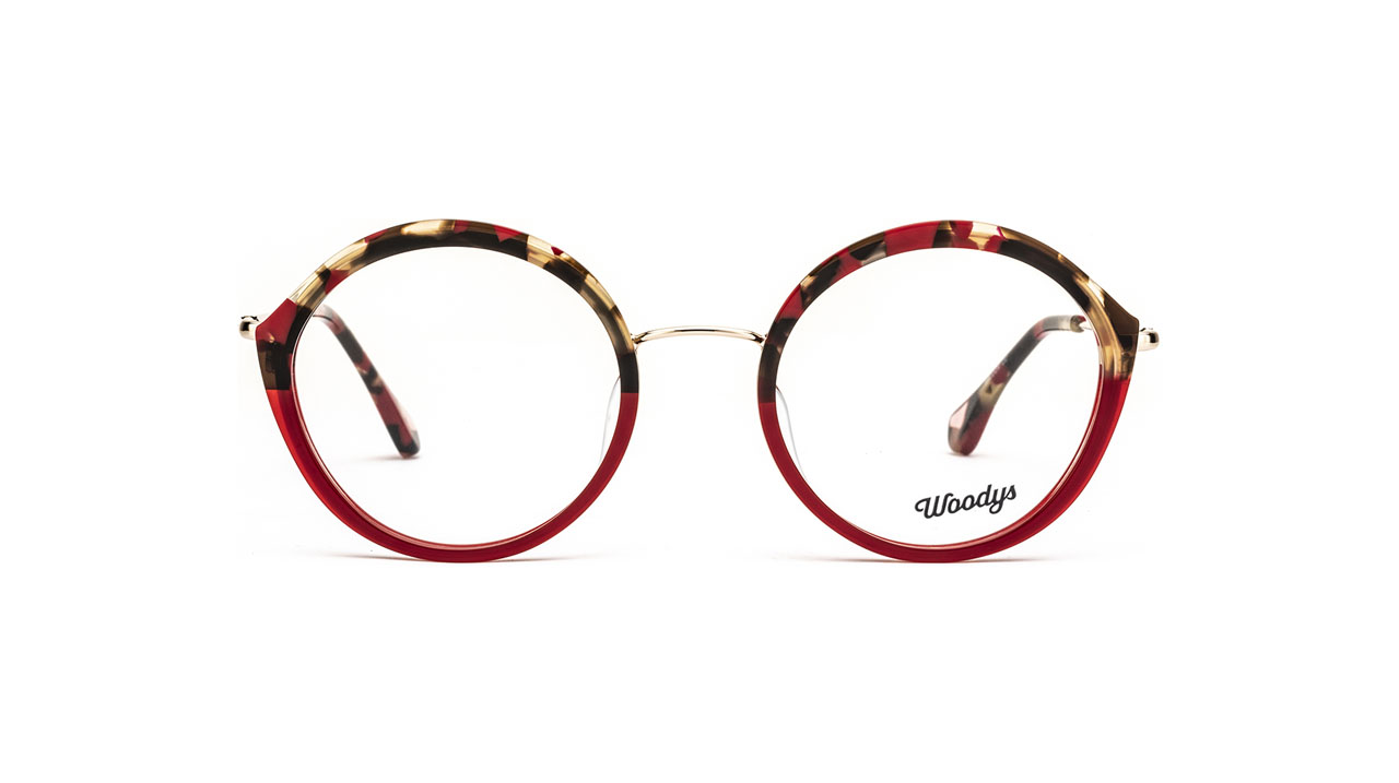 Paire de lunettes de vue Woodys Racoon couleur rouge - Doyle