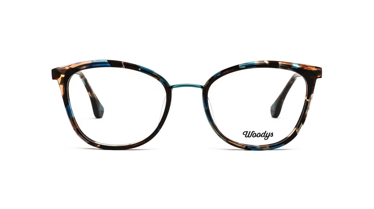 Paire de lunettes de vue Woodys Pitaya couleur bleu - Doyle