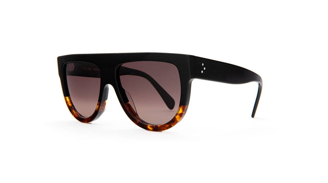 Paire de lunettes de soleil Celine-paris Cl4001in /s couleur brun - Côté à angle - Doyle