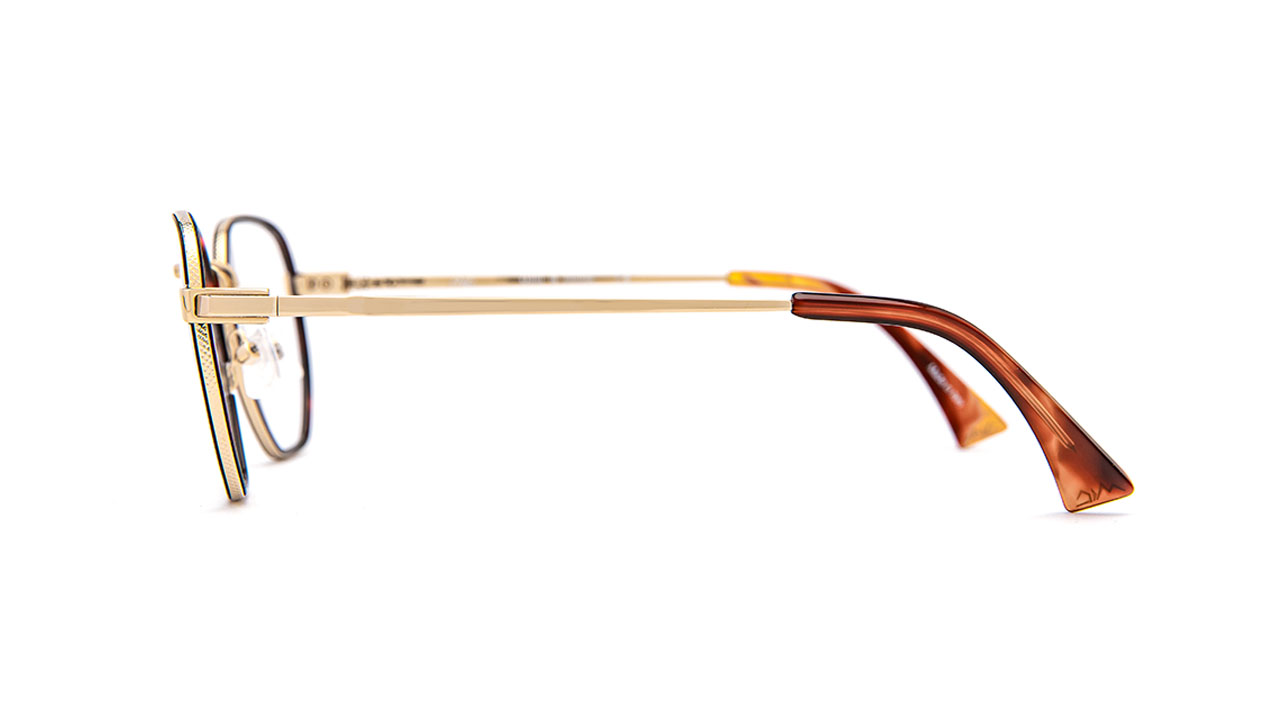 Paire de lunettes de vue Mic Nebbia couleur brun - Côté droit - Doyle