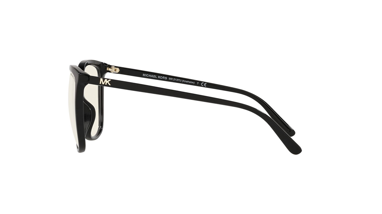 Paire de lunettes de vue Michael-kors Mk2137u couleur noir - Côté droit - Doyle