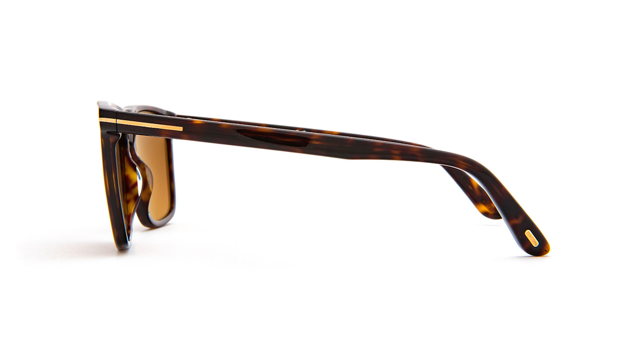 Paire de lunettes de soleil Tom-ford Tf832 /s couleur brun - Côté droit - Doyle