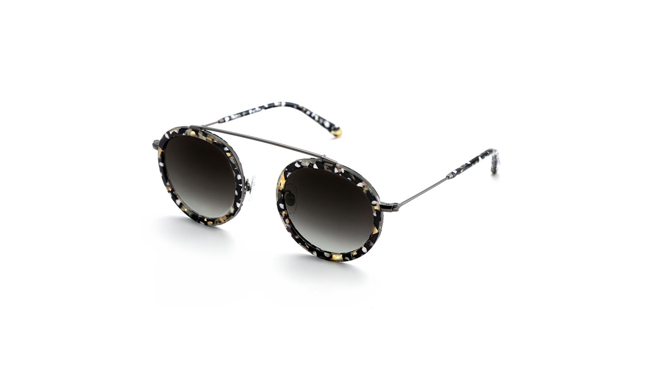 Paire de lunettes de soleil Krewe Conti /s couleur noir - Côté à angle - Doyle