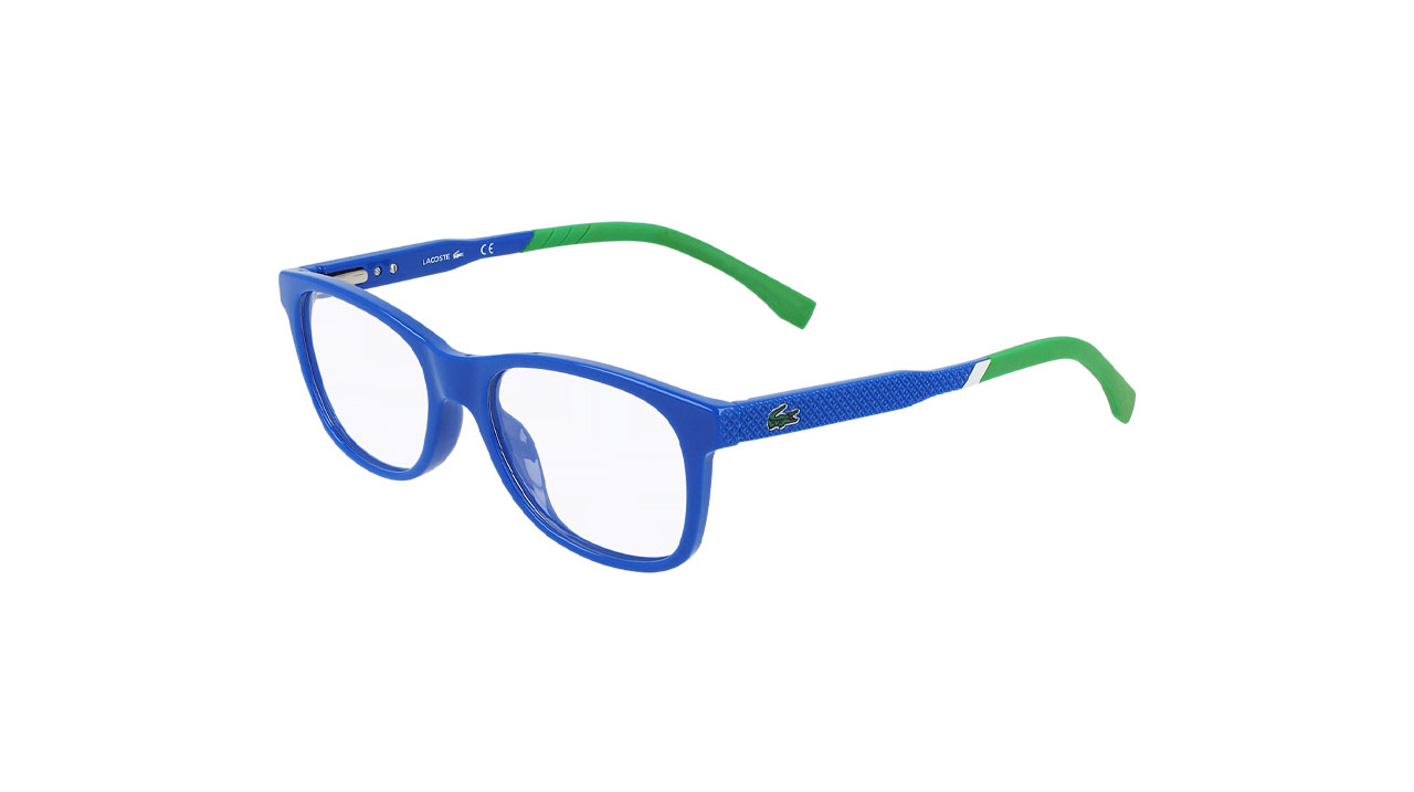 Paire de lunettes de vue Lacoste L3640 couleur marine - Côté à angle - Doyle