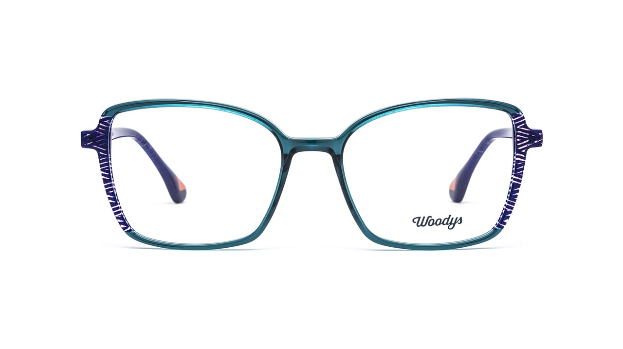 Glasses Woodys Carrot, turquoise colour - Doyle