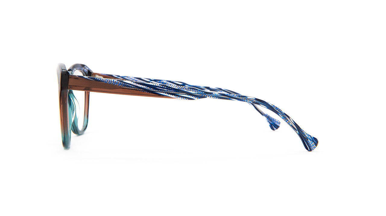 Paire de lunettes de vue Res-rei Marquise couleur vert - Côté droit - Doyle