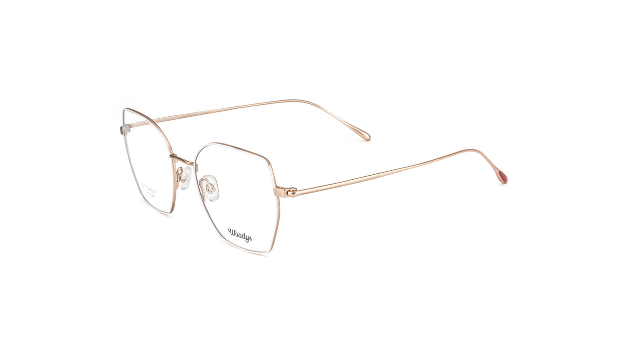 Paire de lunettes de vue Woodys Toucan couleur gris - Côté à angle - Doyle