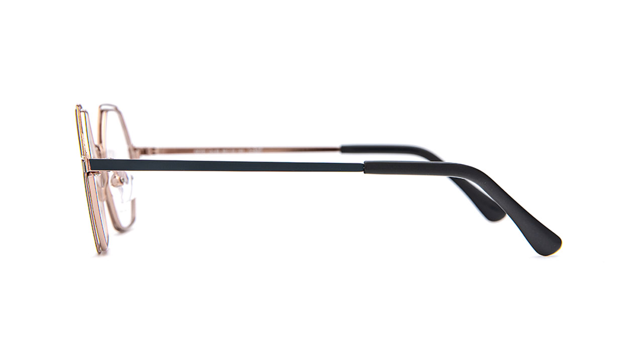 Paire de lunettes de vue Dutz Dz797 couleur gris - Côté droit - Doyle