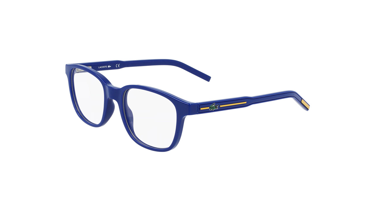 Paire de lunettes de vue Lacoste L3642 couleur marine - Côté à angle - Doyle