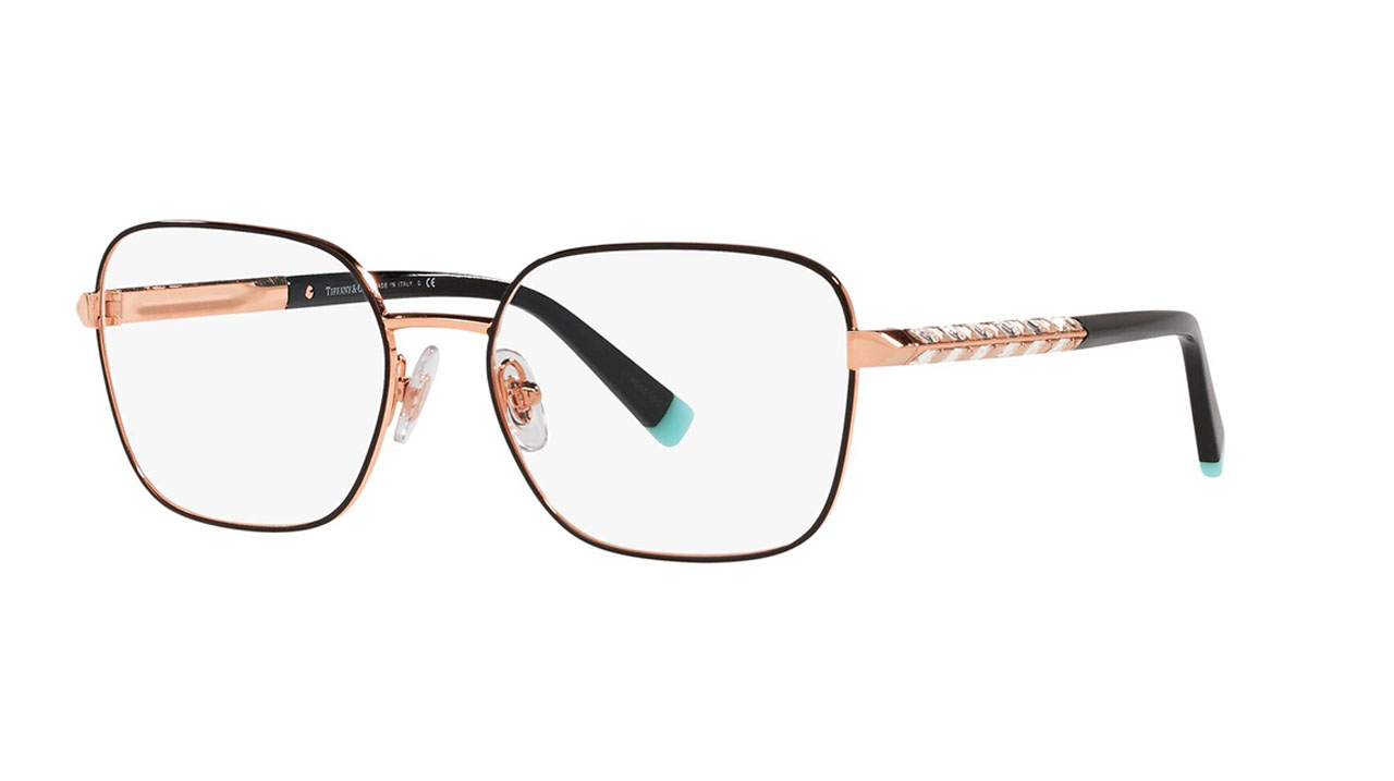 Paire de lunettes de vue Tiffany Tf1140b couleur noir - Côté à angle - Doyle