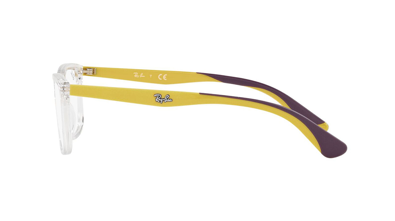 Paire de lunettes de vue Ray-ban Ry1605 couleur jaune - Côté droit - Doyle