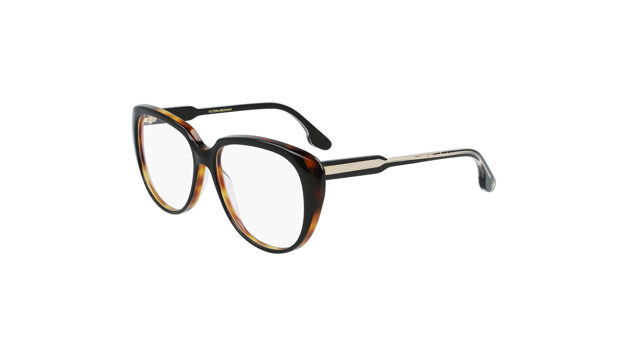Paire de lunettes de vue Victoria-beckham Vb2620 couleur noir - Côté à angle - Doyle