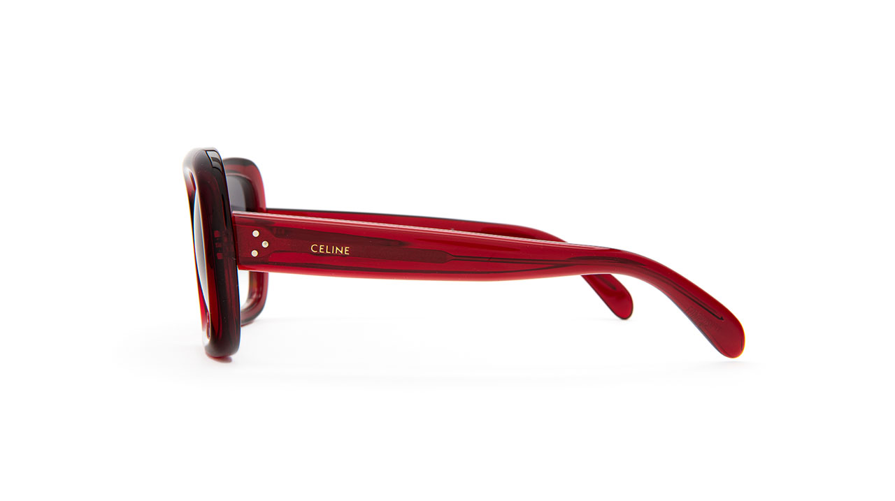 Paire de lunettes de soleil Celine-paris Cl40162i /s couleur rouge - Côté droit - Doyle