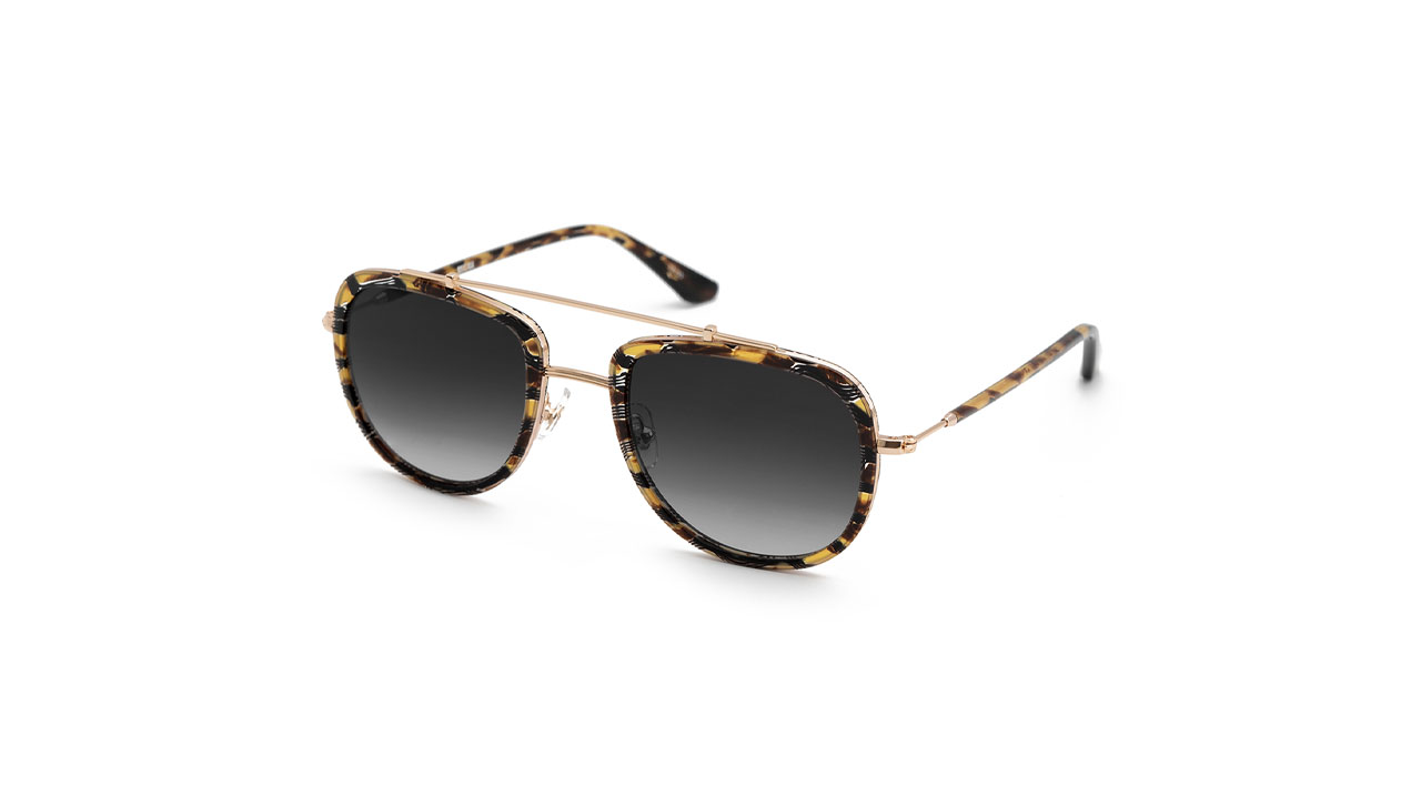 Paire de lunettes de soleil Krewe Breton /s couleur noir - Côté à angle - Doyle