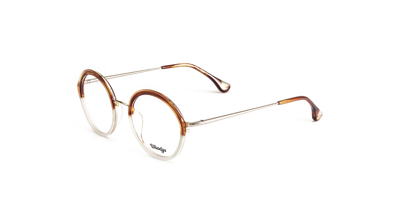 Paire de lunettes de vue Woodys Racoon couleur bronze - Côté à angle - Doyle