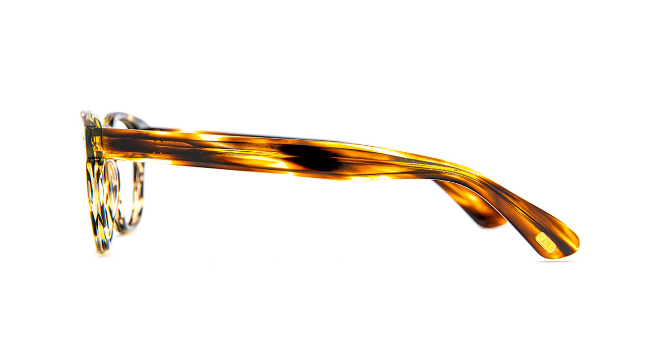 Paire de lunettes de vue Atelier78 Kennedy couleur rhum - Côté droit - Doyle