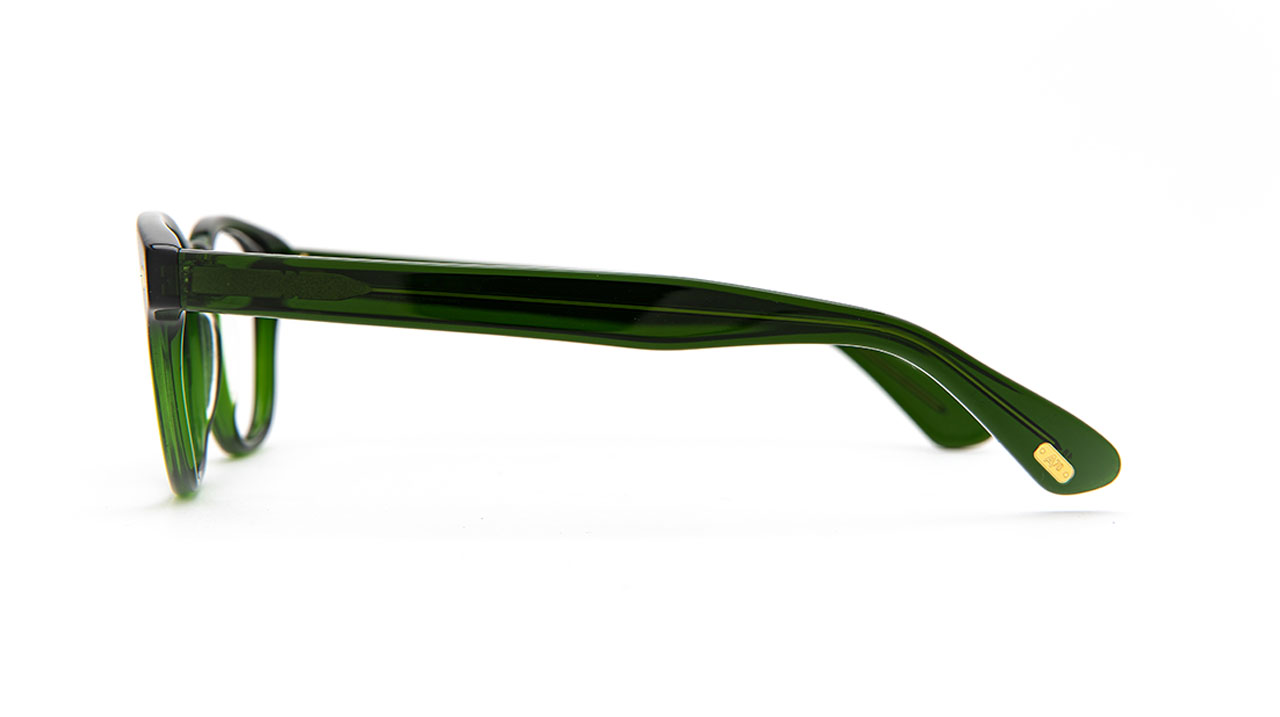 Paire de lunettes de vue Atelier78 Kennedy couleur vert - Côté droit - Doyle
