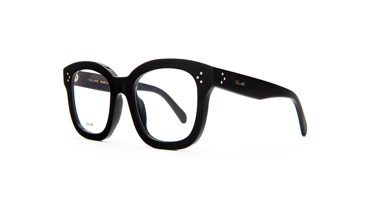 Paire de lunettes de vue Celine-paris Cl50043i couleur noir - Côté à angle - Doyle