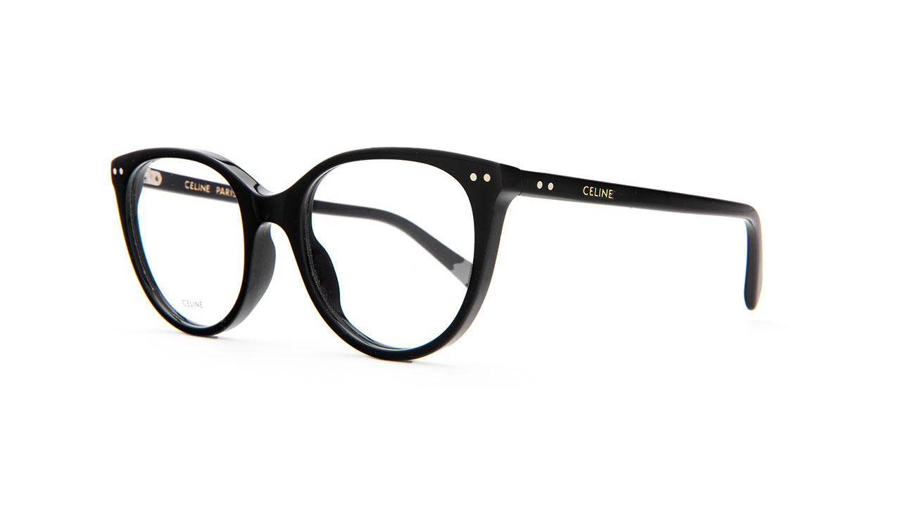 Paire de lunettes de vue Celine-paris Cl50068i couleur noir - Côté à angle - Doyle