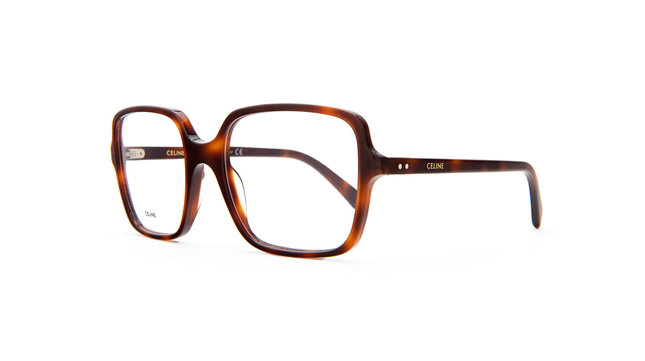 Paire de lunettes de vue Celine-paris Cl50076i couleur brun - Côté à angle - Doyle