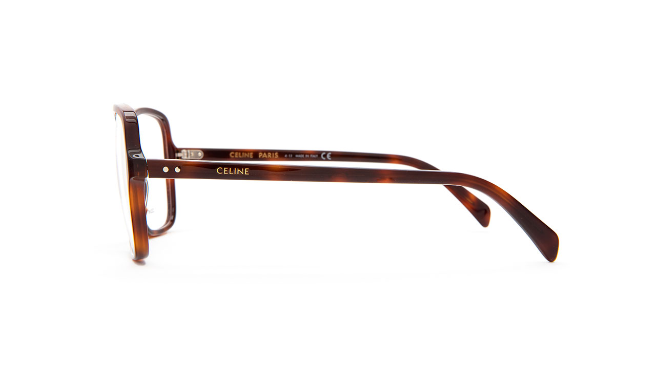 Paire de lunettes de vue Celine-paris Cl50076i couleur brun - Côté droit - Doyle