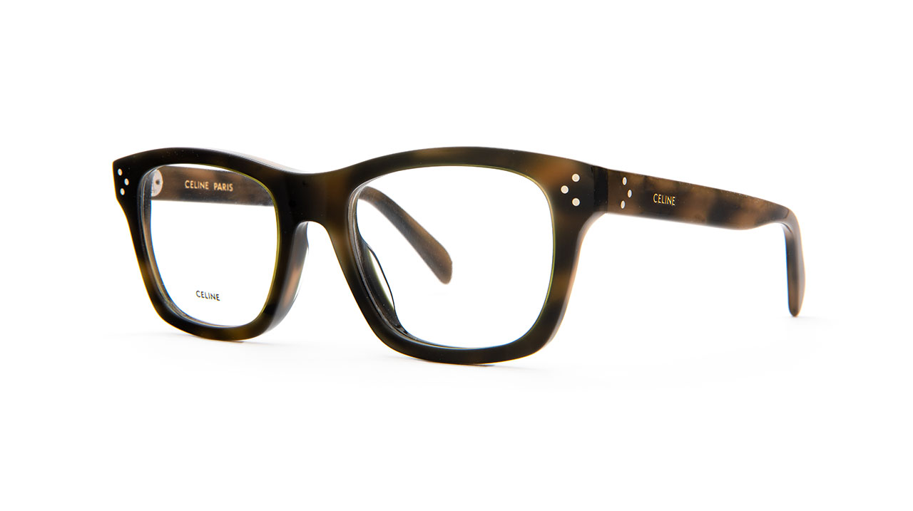 Paire de lunettes de vue Celine-paris Cl50079i couleur brun - Côté à angle - Doyle