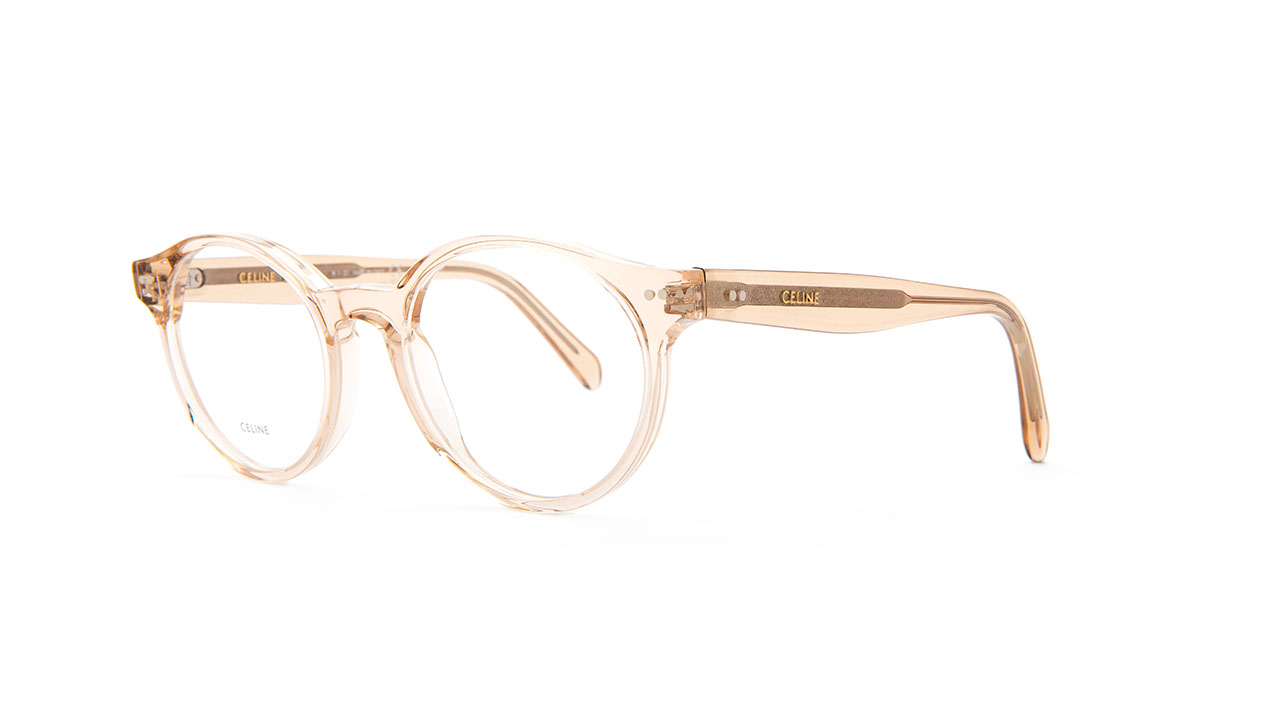 Paire de lunettes de soleil Celine-paris Cl5008in couleur sable - Côté à angle - Doyle