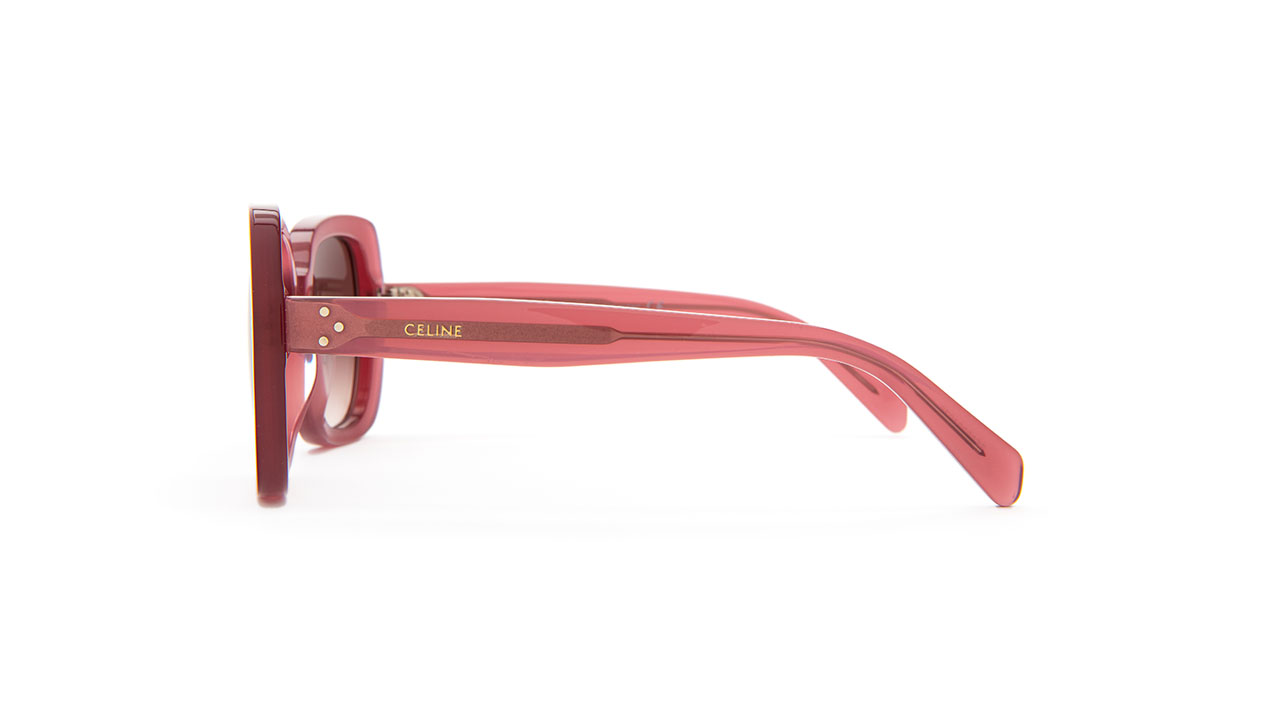 Paire de lunettes de soleil Celine-paris Cl40188i /s couleur rose - Côté droit - Doyle