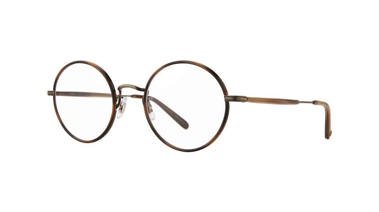Paire de lunettes de vue Garrett-leight Fonda couleur bronze - Côté à angle - Doyle
