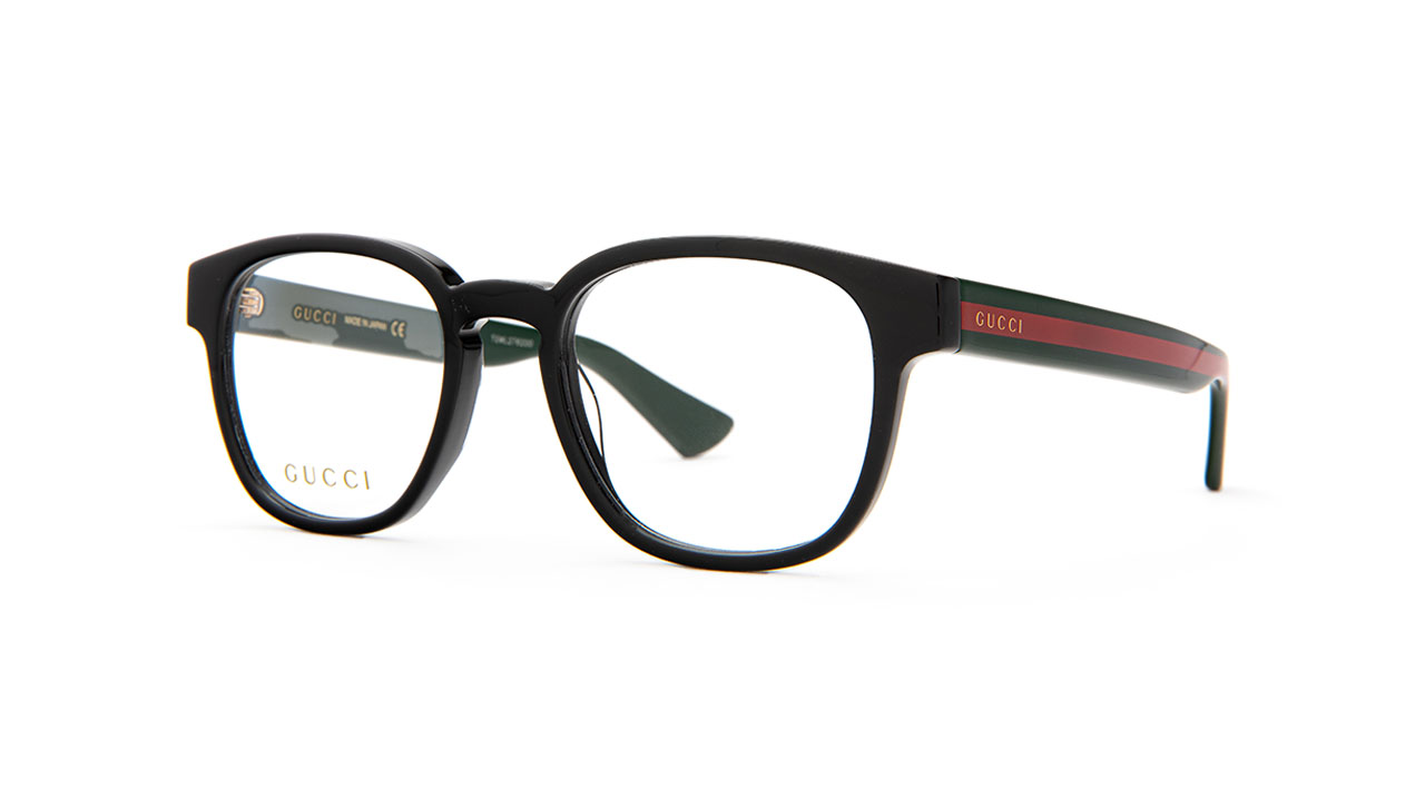 Paire de lunettes de vue Gucci Gg0927o couleur noir - Côté à angle - Doyle