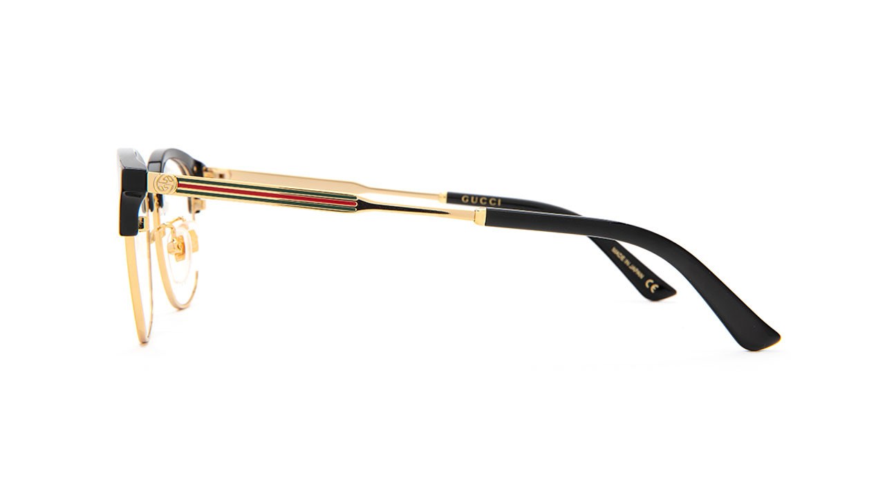 Paire de lunettes de vue Gucci Gg0590ok couleur noir - Côté droit - Doyle