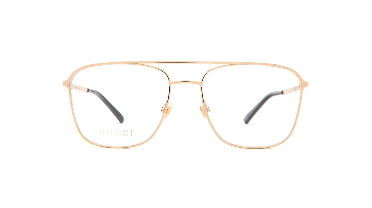 Paire de lunettes de vue Gucci Gg0833o couleur or - Doyle