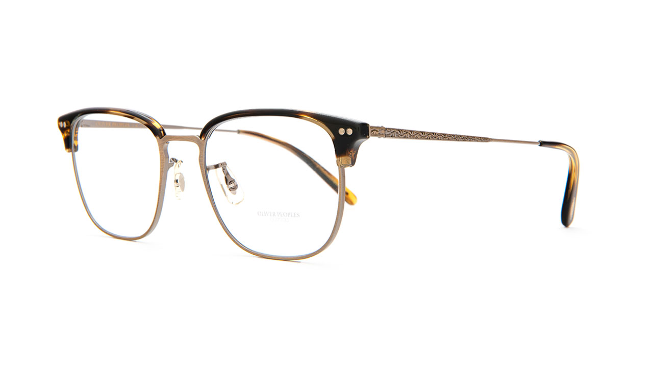 Paire de lunettes de vue Oliver-peoples Willman ov5359 couleur brun - Côté à angle - Doyle