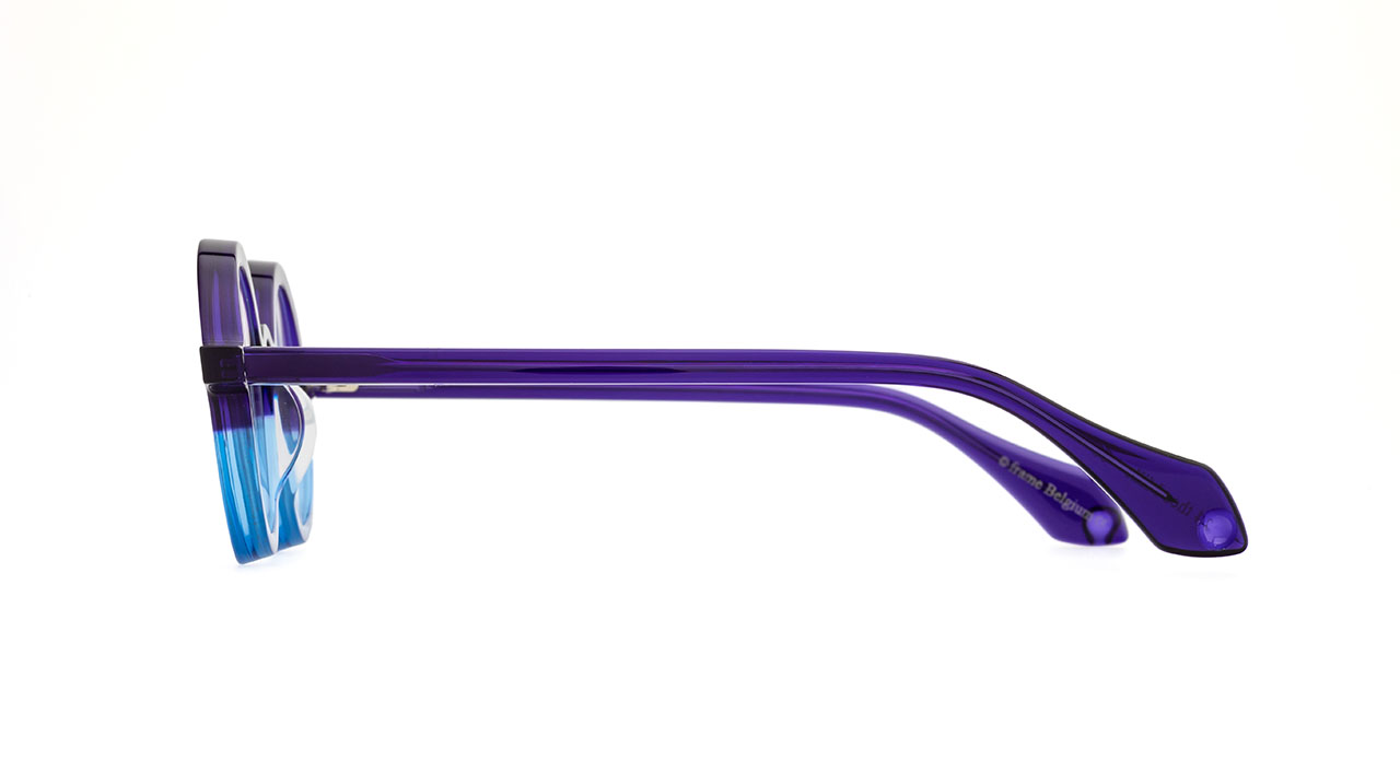 Paire de lunettes de vue Theo-eyewear Mille +88 couleur mauve - Côté droit - Doyle