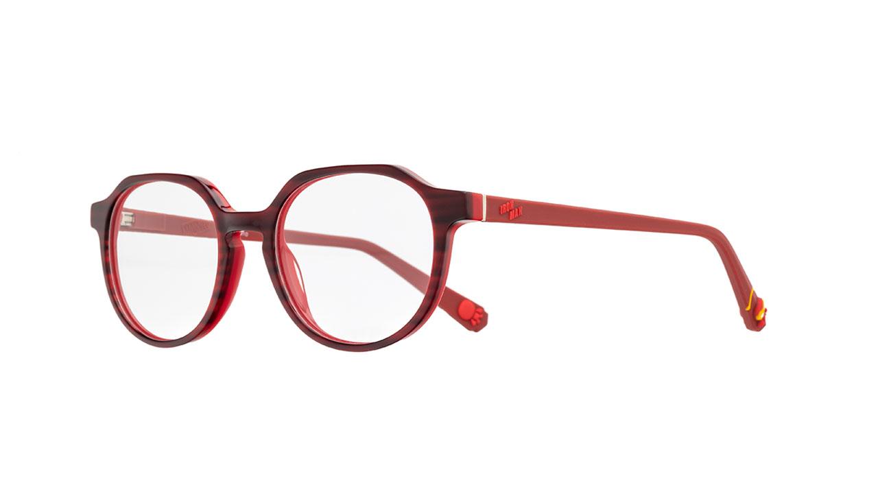 Paire de lunettes de vue Opal-enfant Daar001 couleur rouge - Côté à angle - Doyle