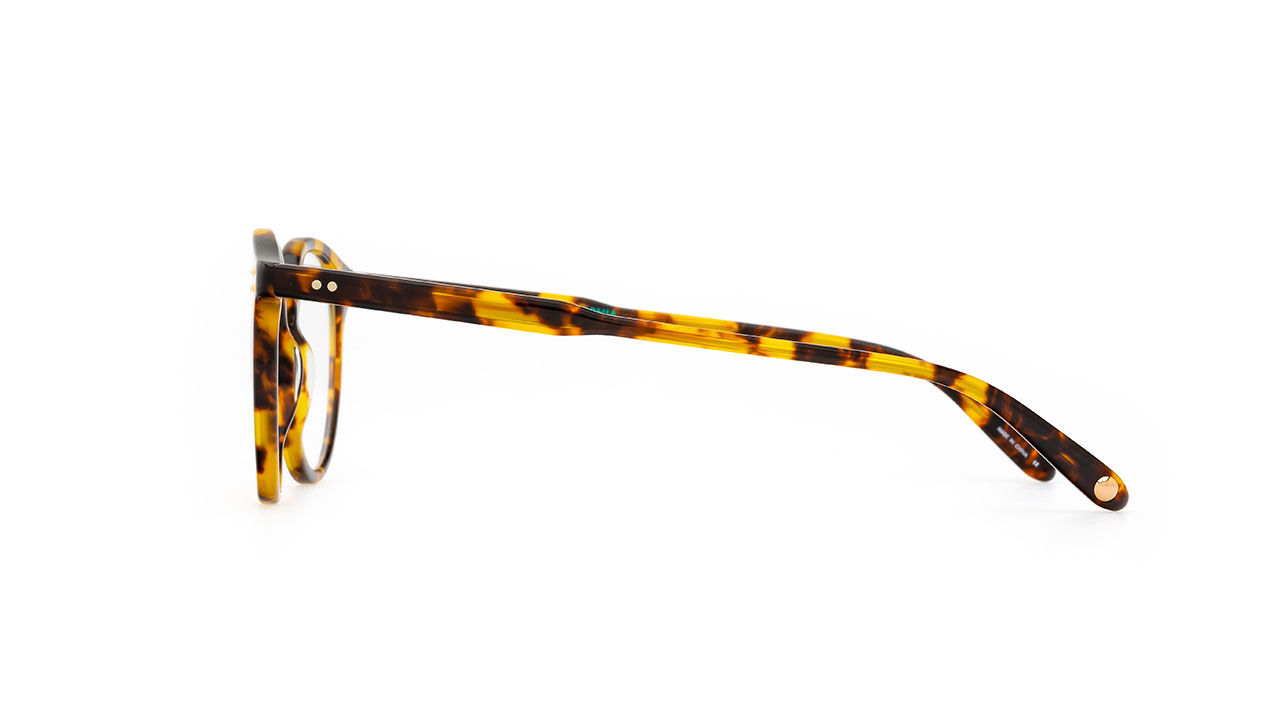 Paire de lunettes de vue Garrett-leight Carlton couleur brun - Côté droit - Doyle
