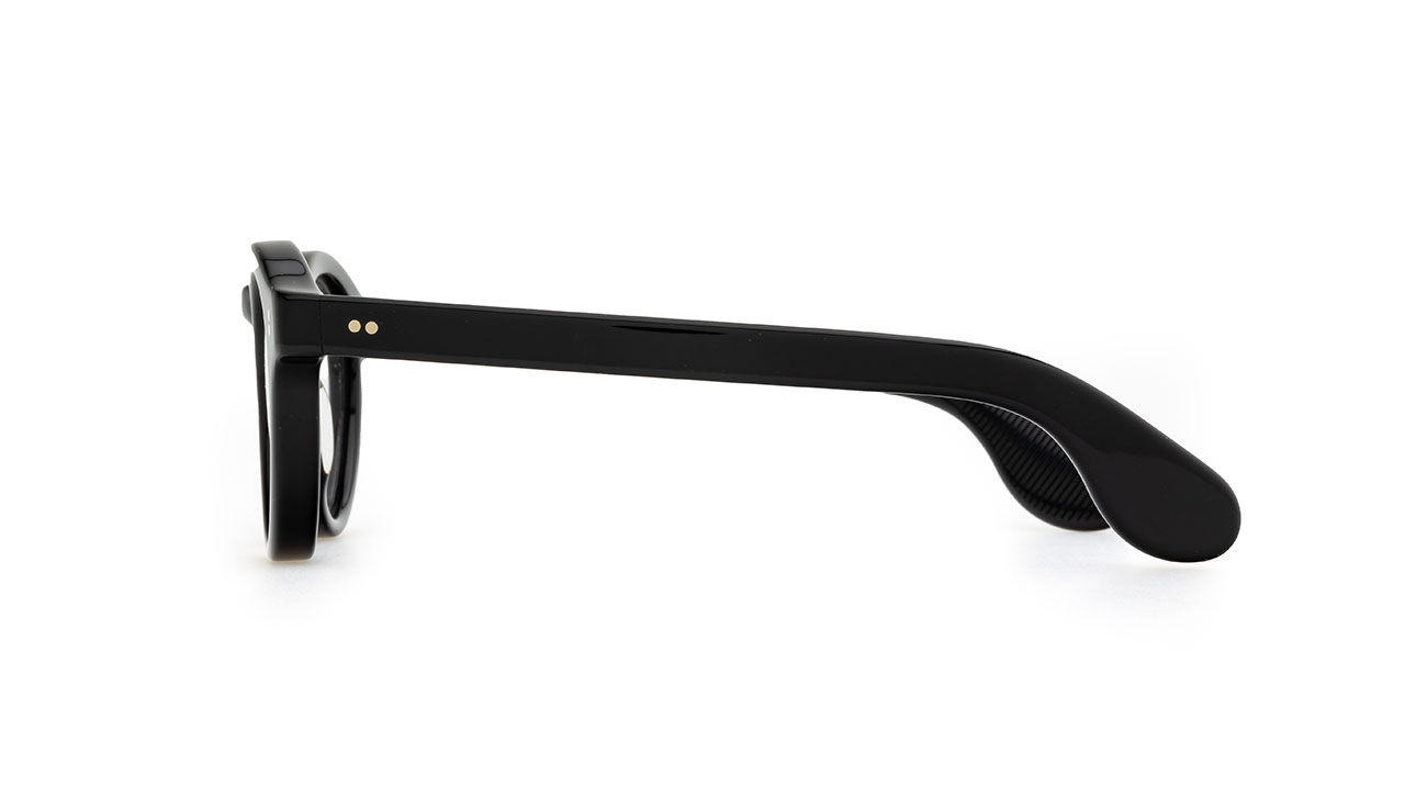 Paire de lunettes de vue Moscot Keppe couleur noir - Côté droit - Doyle