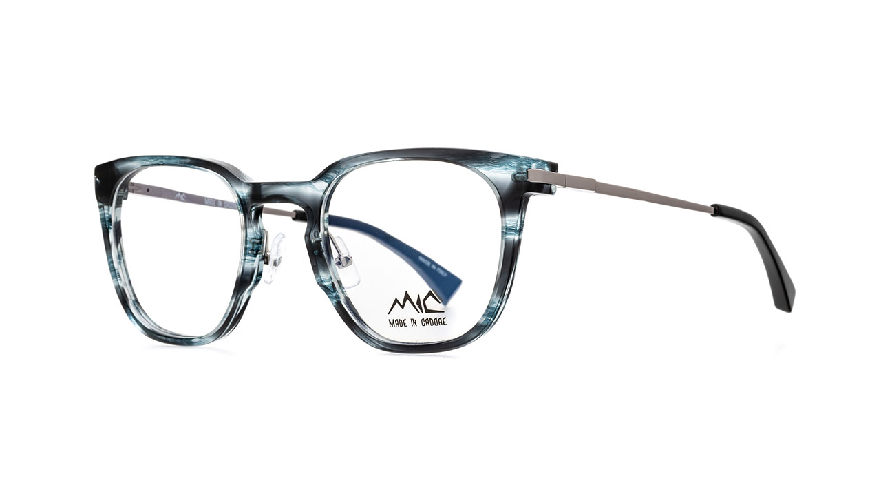 Paire de lunettes de vue Mic Crepuscolo couleur brun - Côté à angle - Doyle
