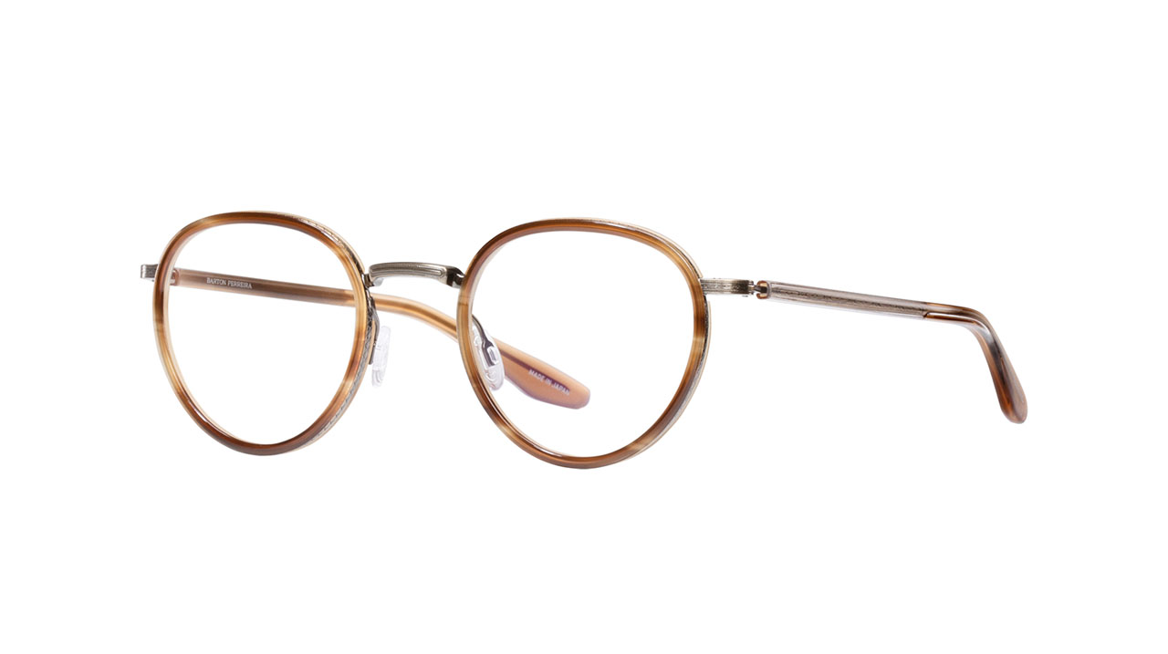 Paire de lunettes de vue Barton-perreira Echelon couleur bronze - Côté à angle - Doyle