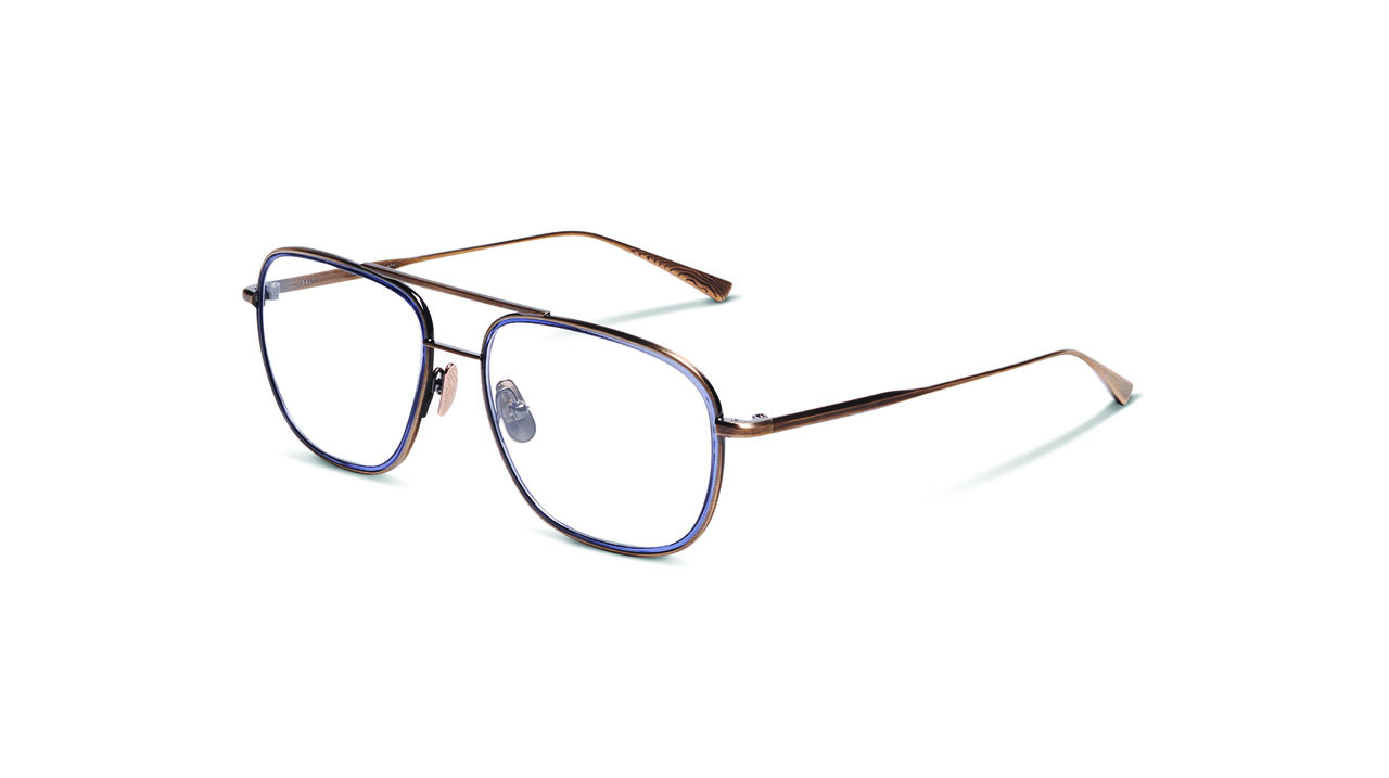 Paire de lunettes de vue Salt Colorado couleur or - Côté à angle - Doyle