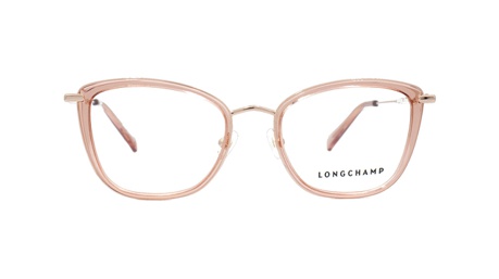 Paire de lunettes de vue Longchamp Lo2660 couleur pêche cristal - Doyle