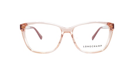 Paire de lunettes de vue Longchamp Lo2659 couleur pêche cristal - Doyle